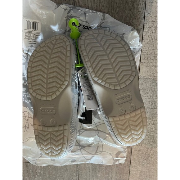 Futura Laboratories x Crocs Classic Clog Grey Size 9 Alien salehe bemnury green - Picture 5 of 5